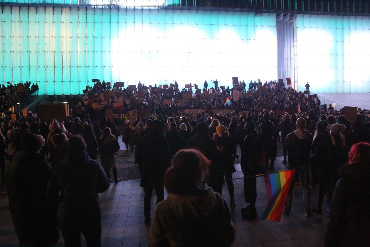  Piątkowa manifestacja w Lublinie (zdjęcie 1) - Autor: Piotr MIchalski