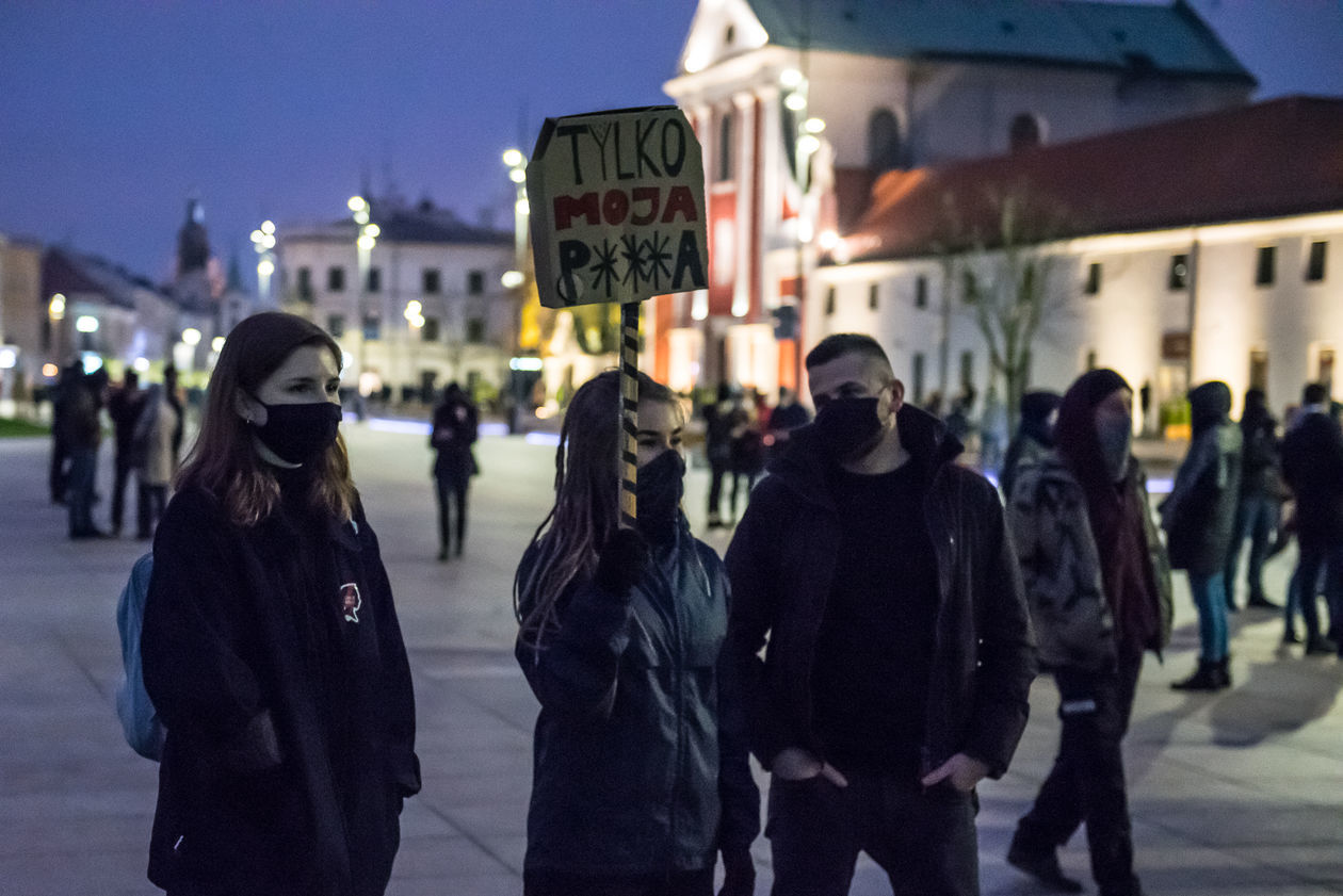  Protest Wszyscy na Lublin (zdjęcie 1) - Autor: Tomasz Tylus