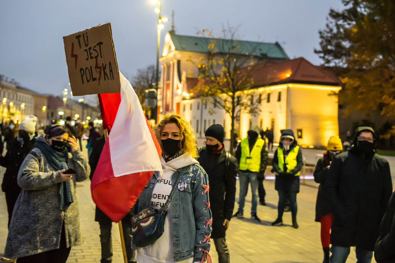  Protest Wszyscy na Lublin (zdjęcie 1) - Autor: Tomasz Tylus