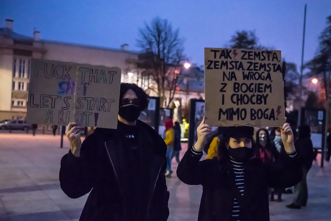  Protest Wszyscy na Lublin (zdjęcie 1) - Autor: Tomasz Tylus