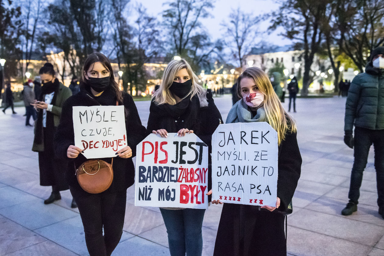  Protest Wszyscy na Lublin (zdjęcie 1) - Autor: Tomasz Tylus