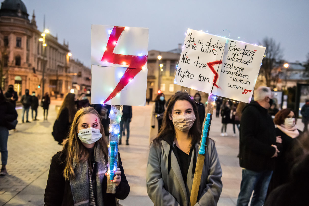  Protest Wszyscy na Lublin (zdjęcie 1) - Autor: Tomasz Tylus