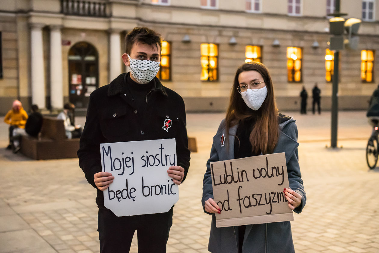  Protest Wszyscy na Lublin (zdjęcie 1) - Autor: Tomasz Tylus