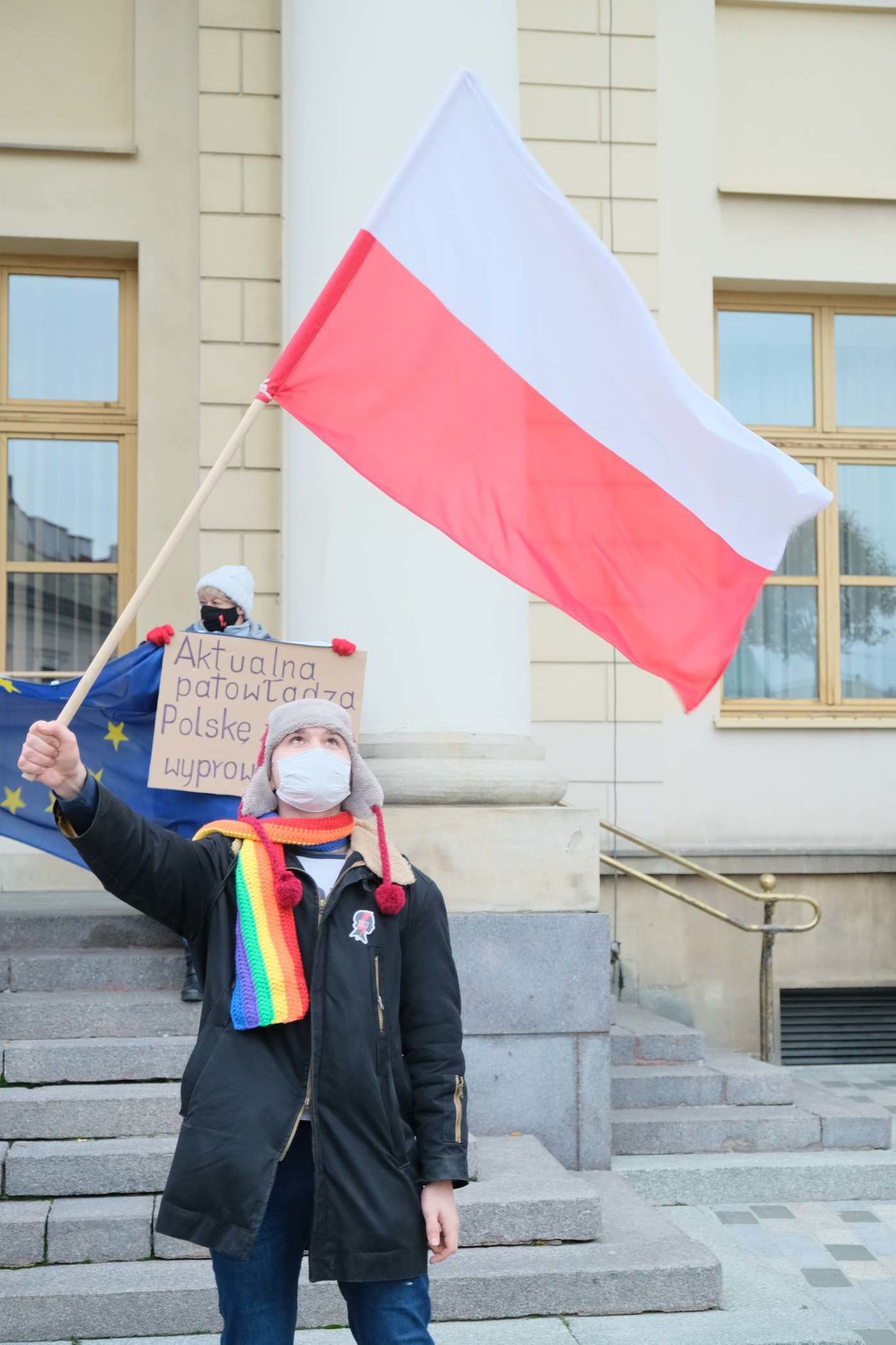  W Lublinie protestowali przeciwko wyjściu Polski z Unii Europejskiej (zdjęcie 1) - Autor: Maciej Kaczanowski