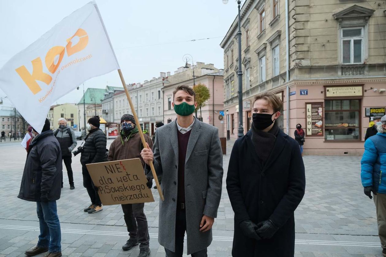  W Lublinie protestowali przeciwko wyjściu Polski z Unii Europejskiej (zdjęcie 1) - Autor: Maciej Kaczanowski