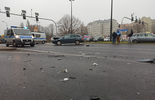 Wypadek na skrzyżowaniu al. Solidarności z ul. Prusa (zdjęcie 2)