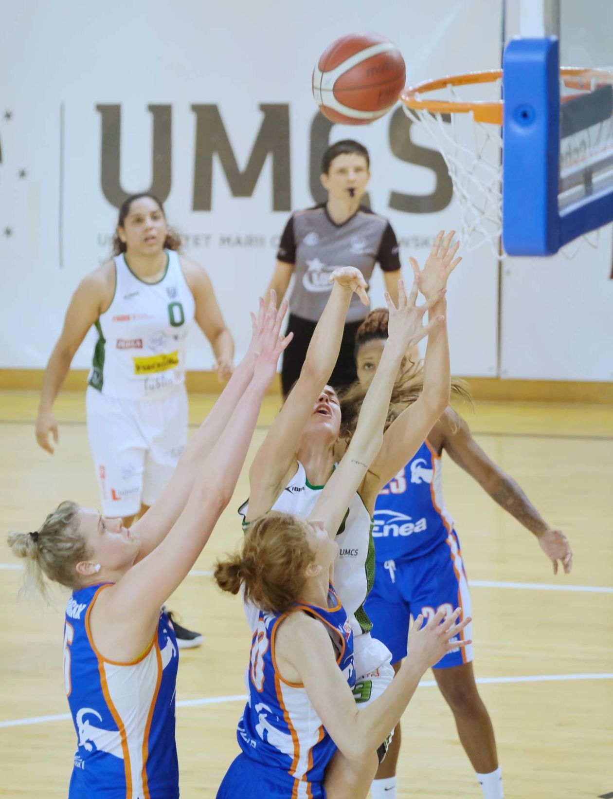  Pszczółka Polski Cukier AZS UMCS Lublin vs Enea AZS Poznań 83:63 (zdjęcie 1) - Autor: Maciej Kaczanowski