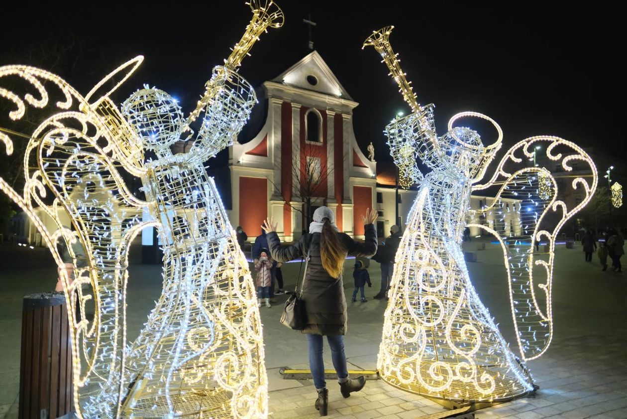  Świąteczna iluminacja miasta w komplecie: choinka już cieszy przechodniów (zdjęcie 1) - Autor: Maciej Kaczanowski