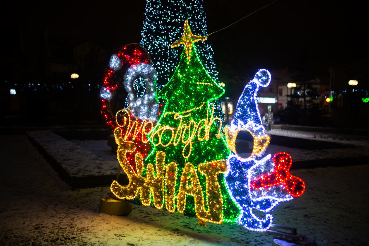  Świąteczne dekoracje w Białej Podlaskiej  (zdjęcie 12) - Autor: Bartosz Wołoszko