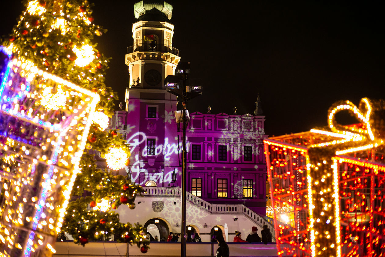  Świąteczna iluminacja w Zamościu (zdjęcie 1) - Autor: Kazimierz Chmiel