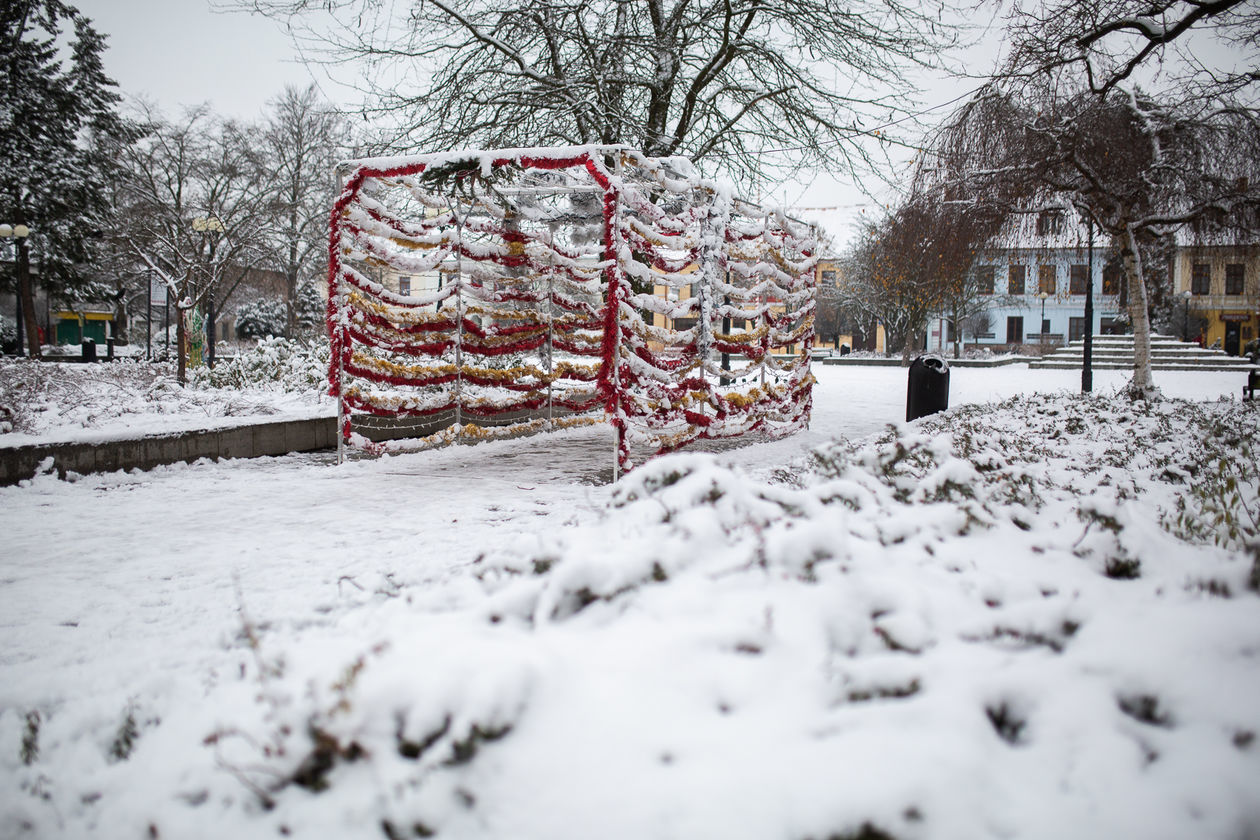  Śnieg w Białej Podlaskiej i okolicach (zdjęcie 1) - Autor: Bartosz Wołoszko