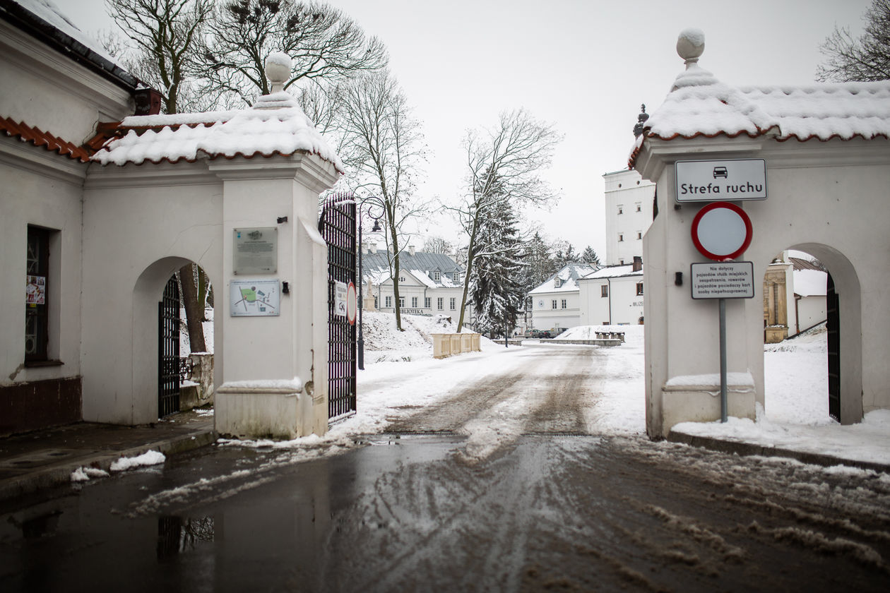  Śnieg w Białej Podlaskiej i okolicach (zdjęcie 1) - Autor: Bartosz Wołoszko