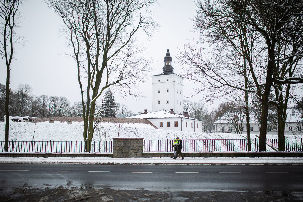  Śnieg w Białej Podlaskiej i okolicach (zdjęcie 1) - Autor: Bartosz Wołoszko