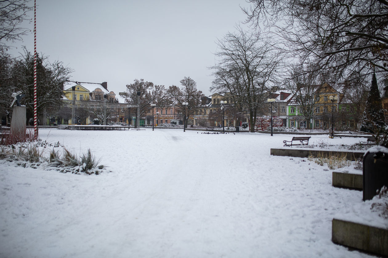  Śnieg w Białej Podlaskiej i okolicach (zdjęcie 1) - Autor: Bartosz Wołoszko