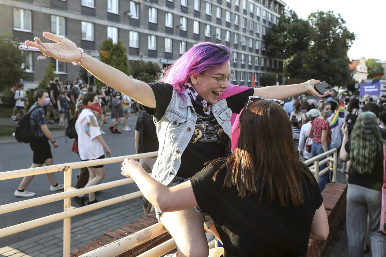  <p>Demonstracja społeczności LGBT w Lublinie,&nbsp;</p>