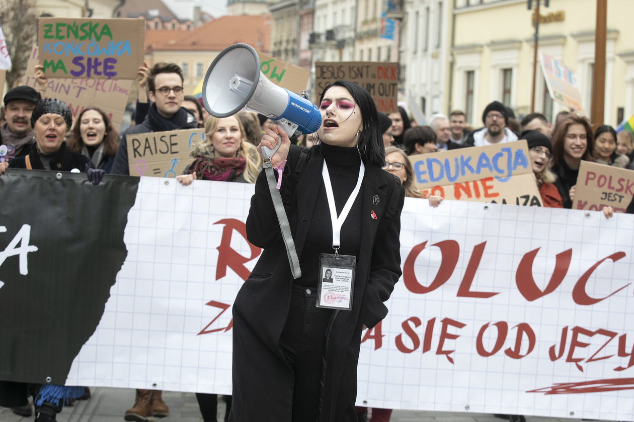  <p>Manifestacja społeczności LGBT w Lublinie.&nbsp;</p>