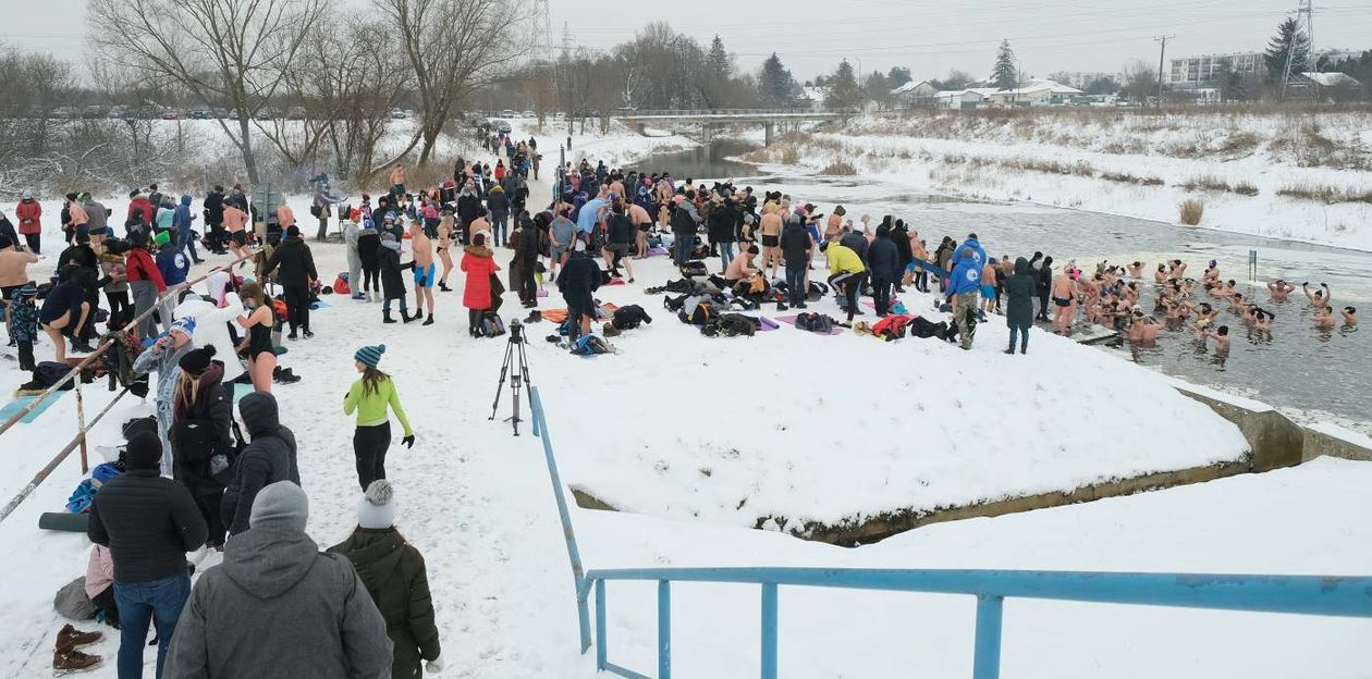  Raj morsów: -8 st.C nad Zalewem Zemborzyckim (zdjęcie 1) - Autor: Maciej Kaczanowski