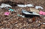 Odpady medyczne wyrzucone przy ul. Choiny w Lublinie (zdjęcie 4)