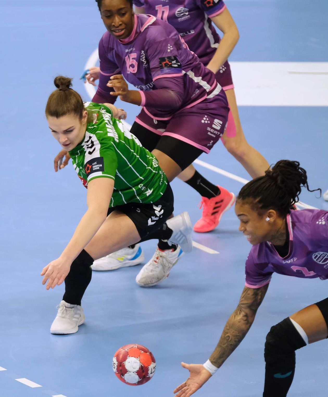  MKS Perła Lublin – Nantes Atlantique Handball 26:31 (zdjęcie 1) - Autor: Maciej Kaczanowski