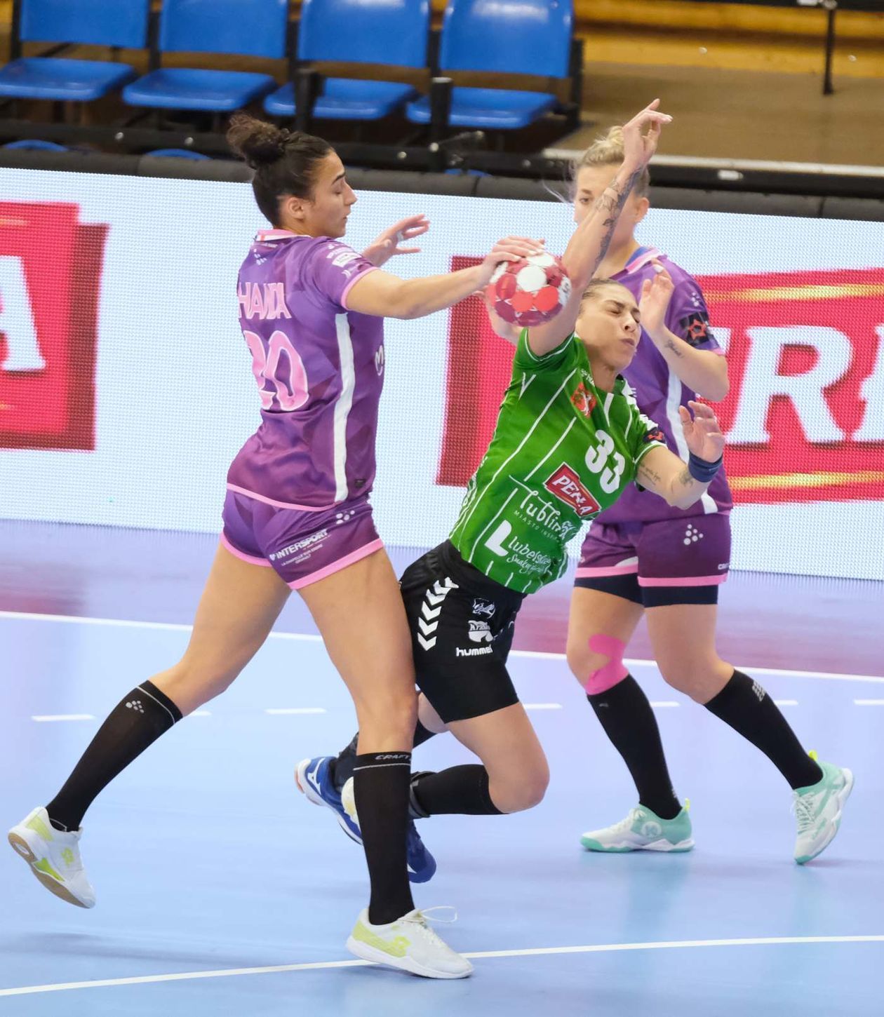  MKS Perła Lublin – Nantes Atlantique Handball 26:31 (zdjęcie 1) - Autor: Maciej Kaczanowski