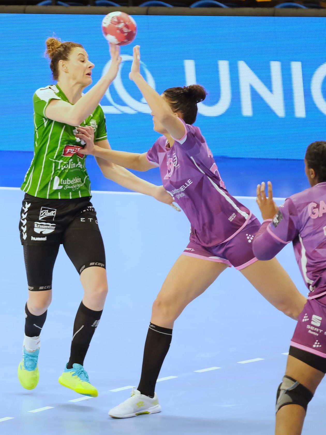  MKS Perła Lublin – Nantes Atlantique Handball 26:31 (zdjęcie 1) - Autor: Maciej Kaczanowski