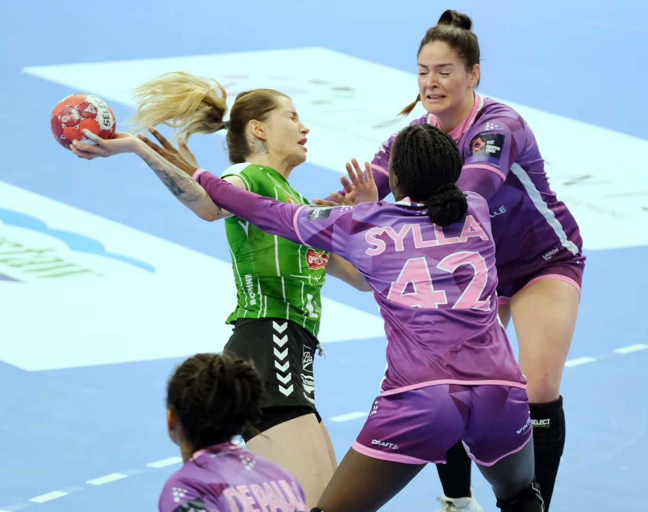  MKS Perła Lublin – Nantes Atlantique Handball 26:31 (zdjęcie 1) - Autor: Maciej Kaczanowski