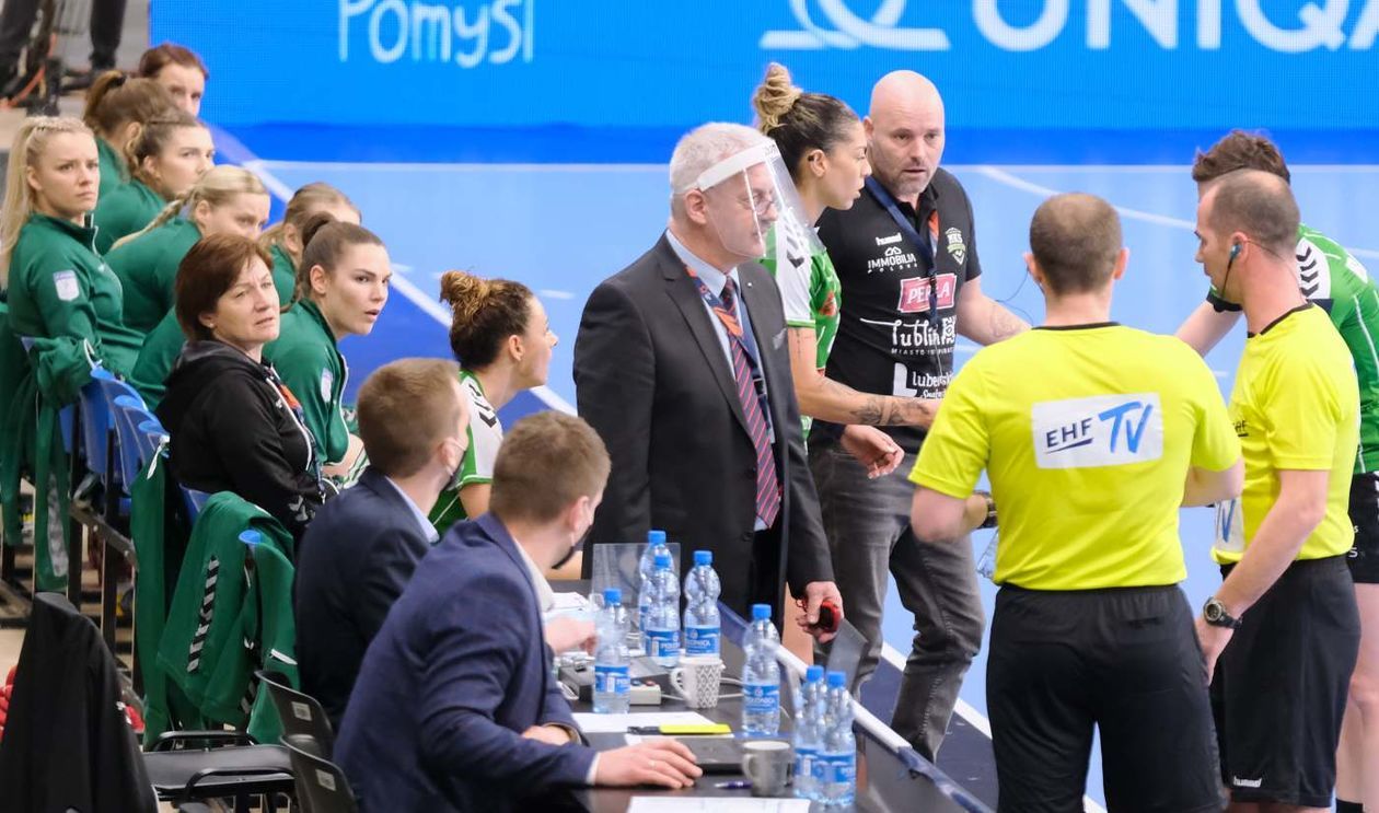  MKS Perła Lublin – Nantes Atlantique Handball 26:31 (zdjęcie 1) - Autor: Maciej Kaczanowski