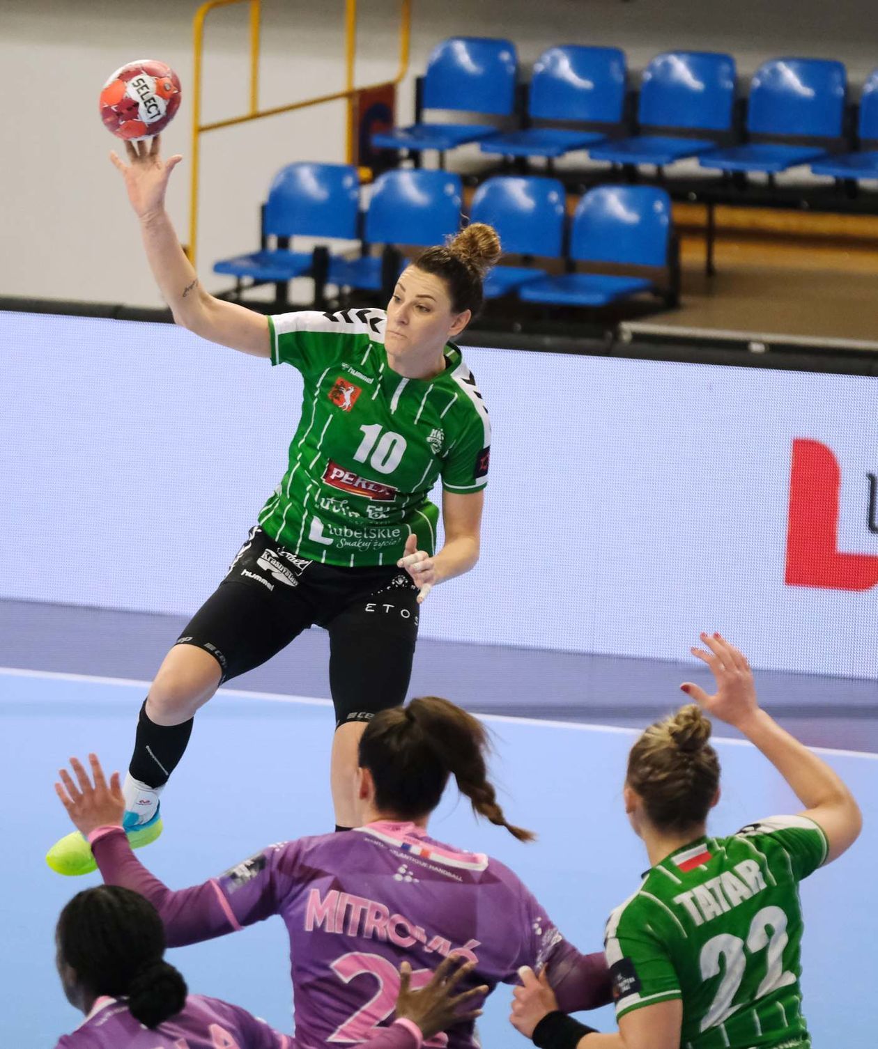  MKS Perła Lublin – Nantes Atlantique Handball 26:31 (zdjęcie 1) - Autor: Maciej Kaczanowski