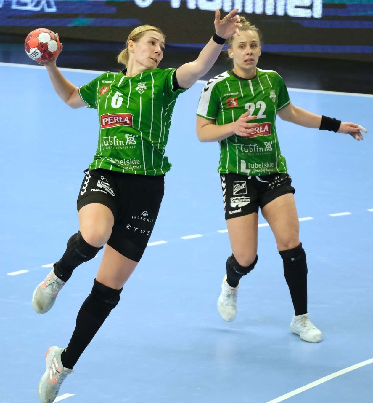  MKS Perła Lublin – Nantes Atlantique Handball 26:31 (zdjęcie 1) - Autor: Maciej Kaczanowski