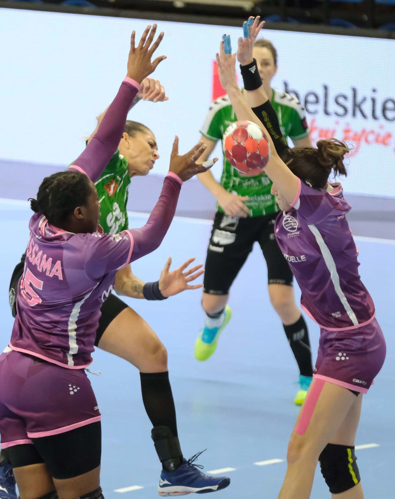  MKS Perła Lublin – Nantes Atlantique Handball 26:31 (zdjęcie 1) - Autor: Maciej Kaczanowski