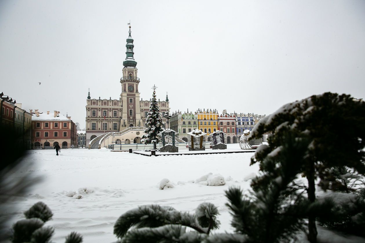  Zamość pod śniegiem (zdjęcie 1) - Autor: Kazimierz Chmiel