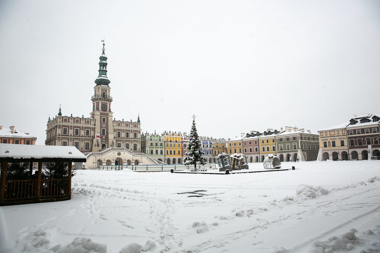  Zamość pod śniegiem (zdjęcie 1) - Autor: Kazimierz Chmiel