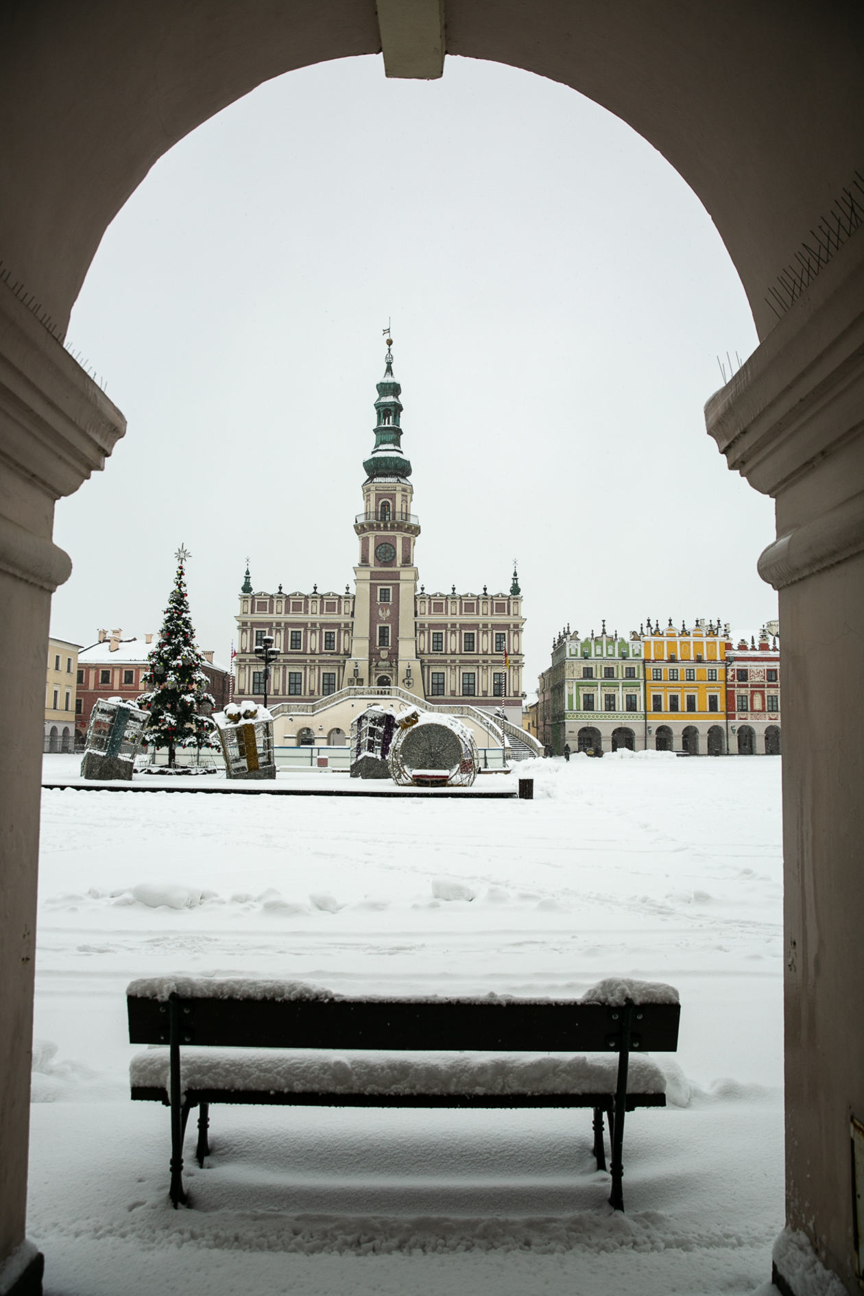  Zamość pod śniegiem (zdjęcie 1) - Autor: Kazimierz Chmiel