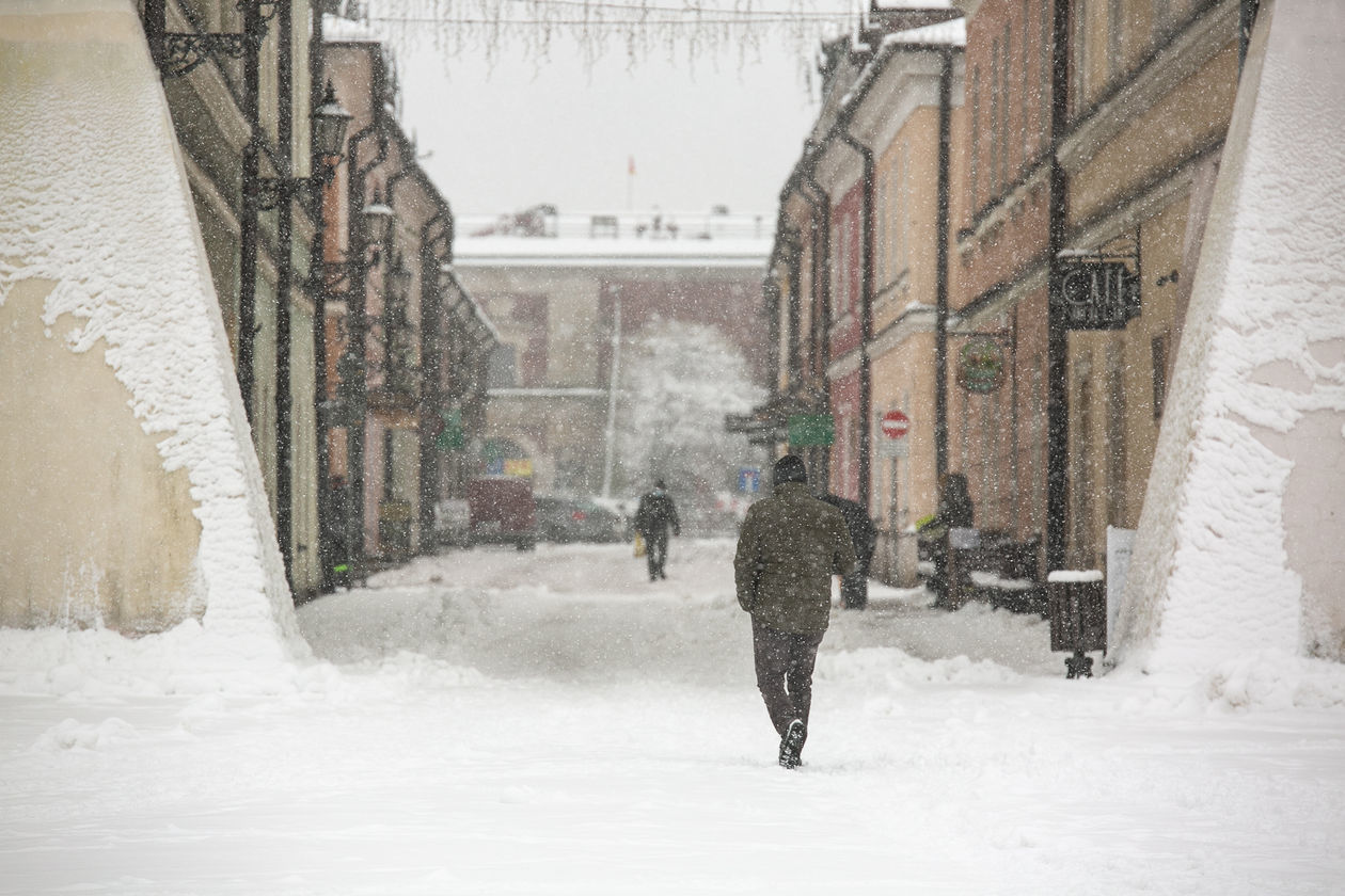  Zamość pod śniegiem (zdjęcie 1) - Autor: Kazimierz Chmiel