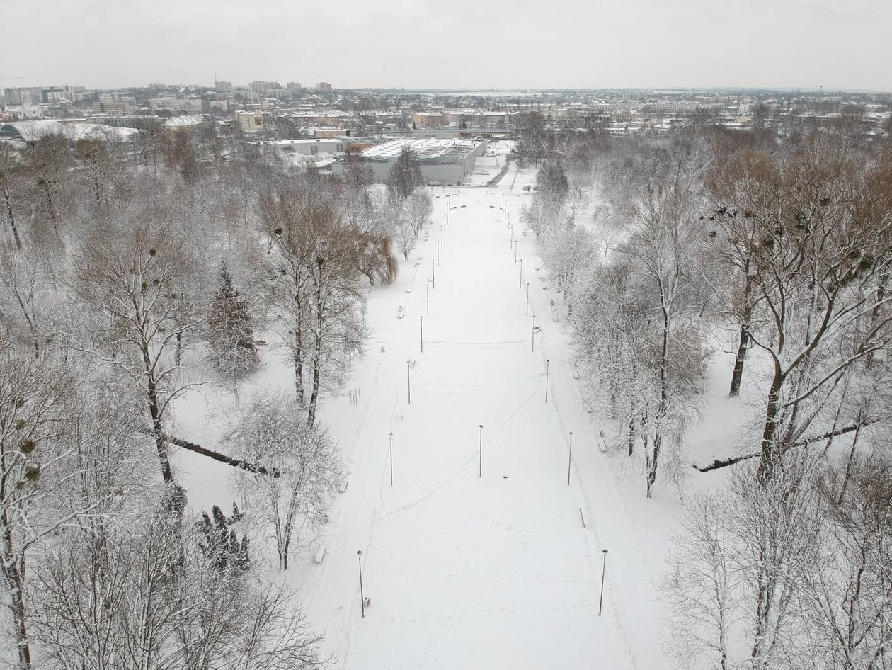  Park Ludowy pod śniegiem (zdjęcie 1) - Autor: Maciej Kaczanowski