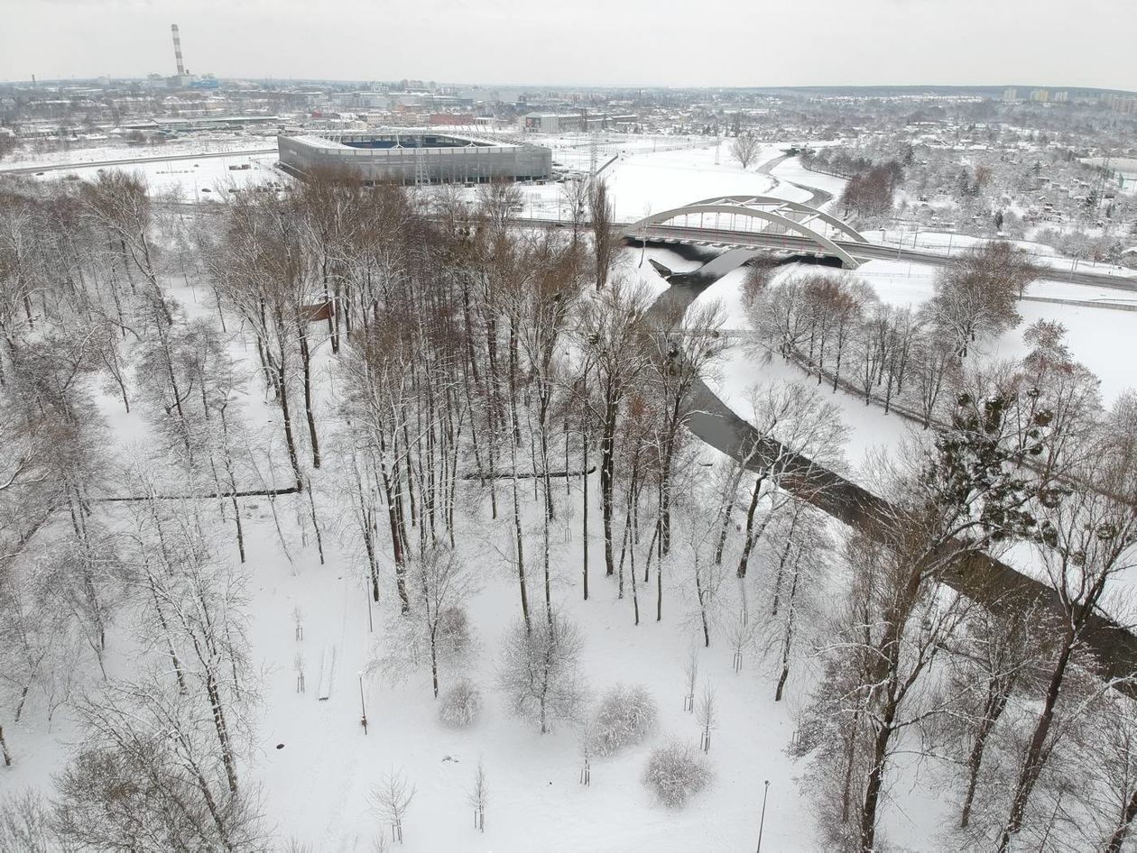  Park Ludowy pod śniegiem (zdjęcie 1) - Autor: Maciej Kaczanowski