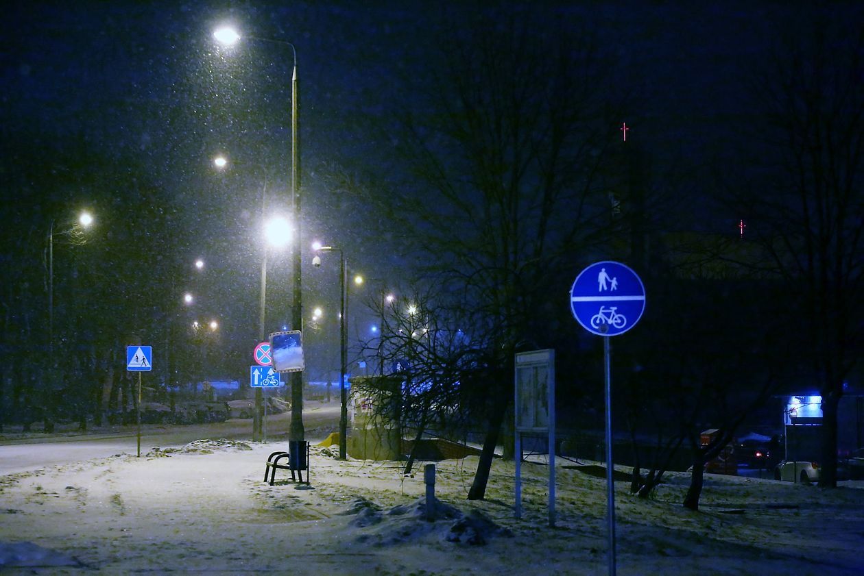  Uwaga! Nadchodzą intensywne opady śniegu (zdjęcie 1) - Autor: Piotr Michalski