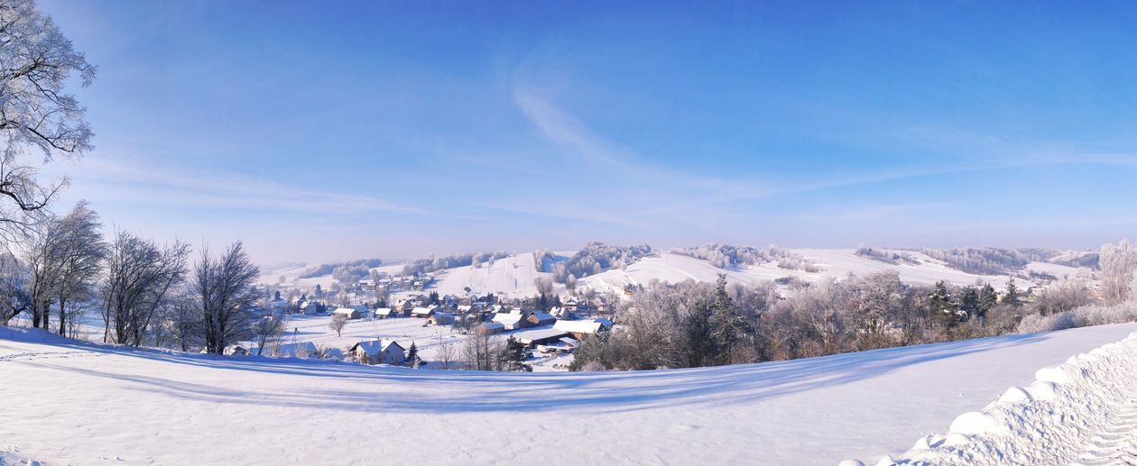 Zima w gminie Batorz