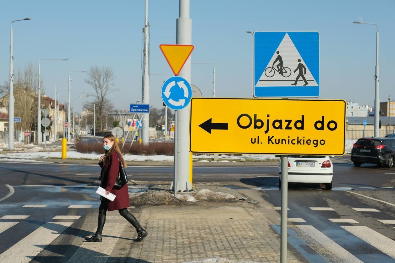  Objazdy w rejonie dworca PKP w Lublinie (zdjęcie 1) - Autor: Maciej Kaczanowski