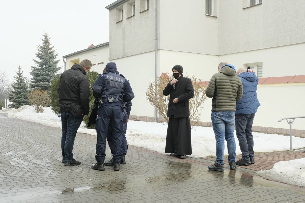  Pożar w kościele p.w. Świętego Krzyża przy ul. Pogodnej (zdjęcie 1) - Autor: Maciej Kaczanowski