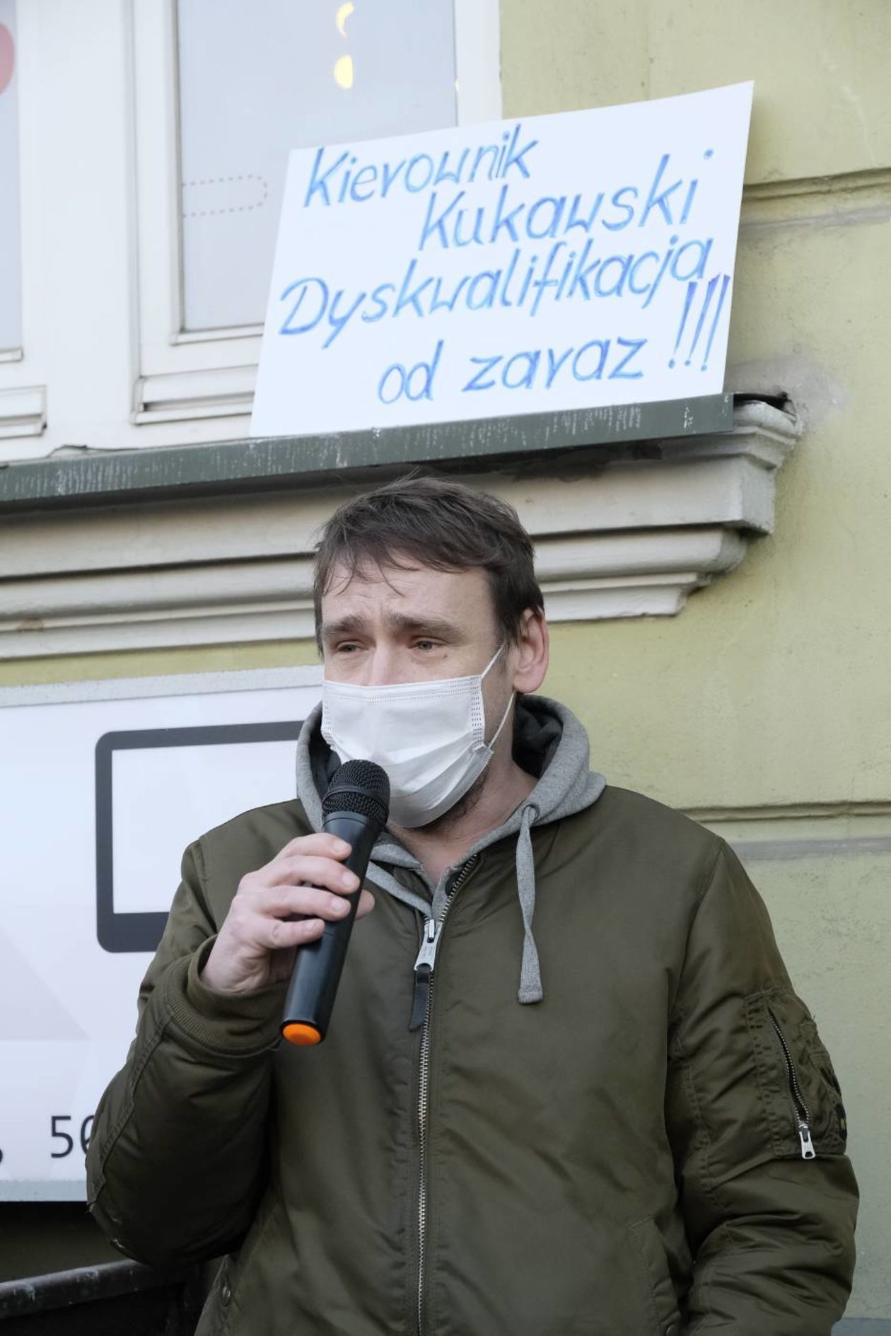  Pikieta przed siedzibą Dziennika Wschodniego (zdjęcie 1) - Autor: Maciej Kaczanowski