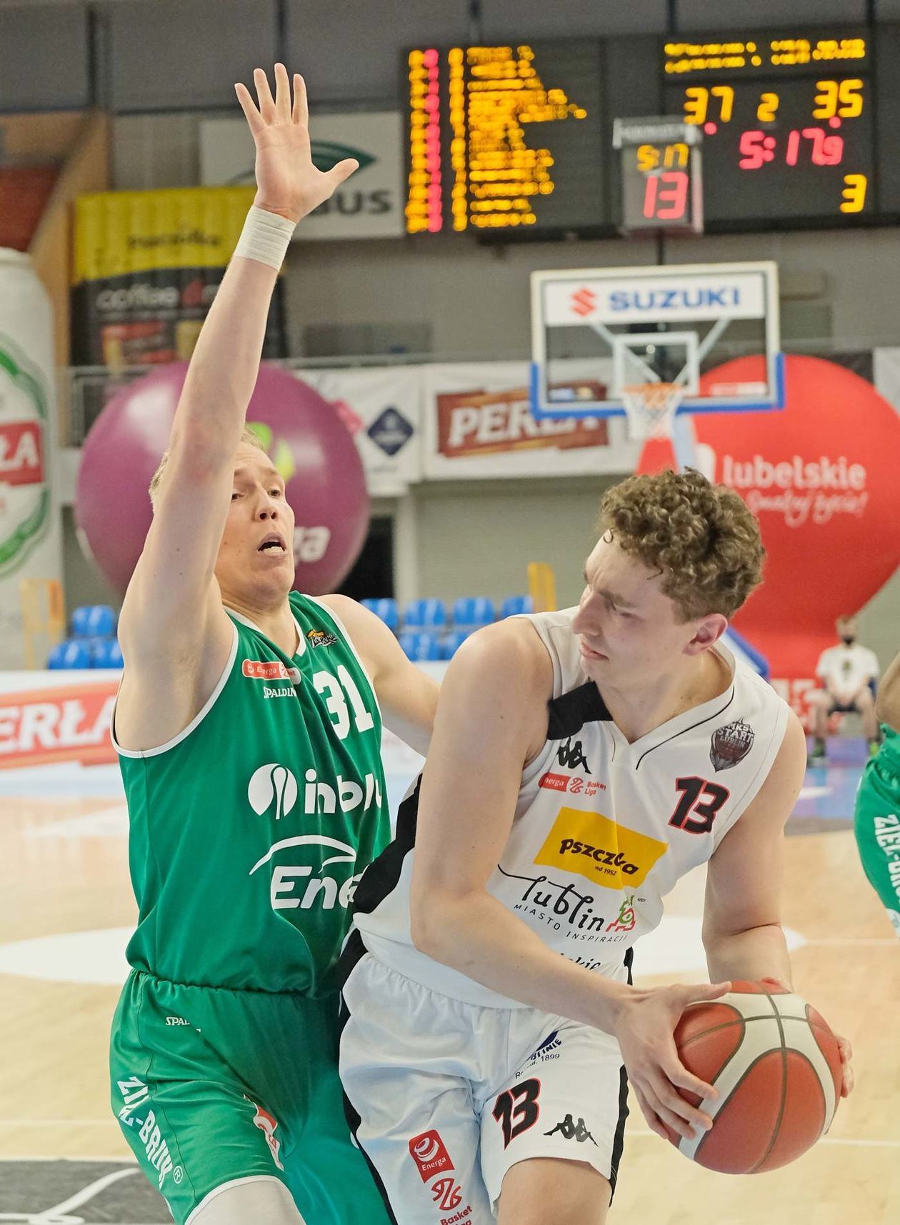  Pszczółka Start Lublin vs ENEA Zastal Zielona Góra (zdjęcie 1) - Autor: Maciej Kaczanowski