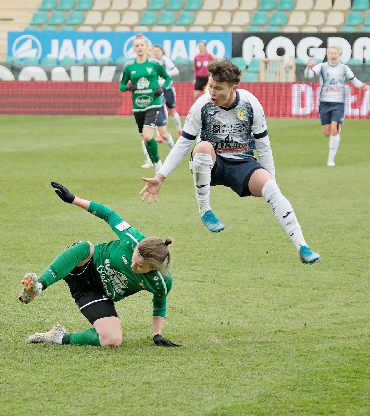  Ekstraliga kobiet: Górnik Łęczna vs Czarni Sosnowiec (zdjęcie 1) - Autor: Maciej Kaczanowski