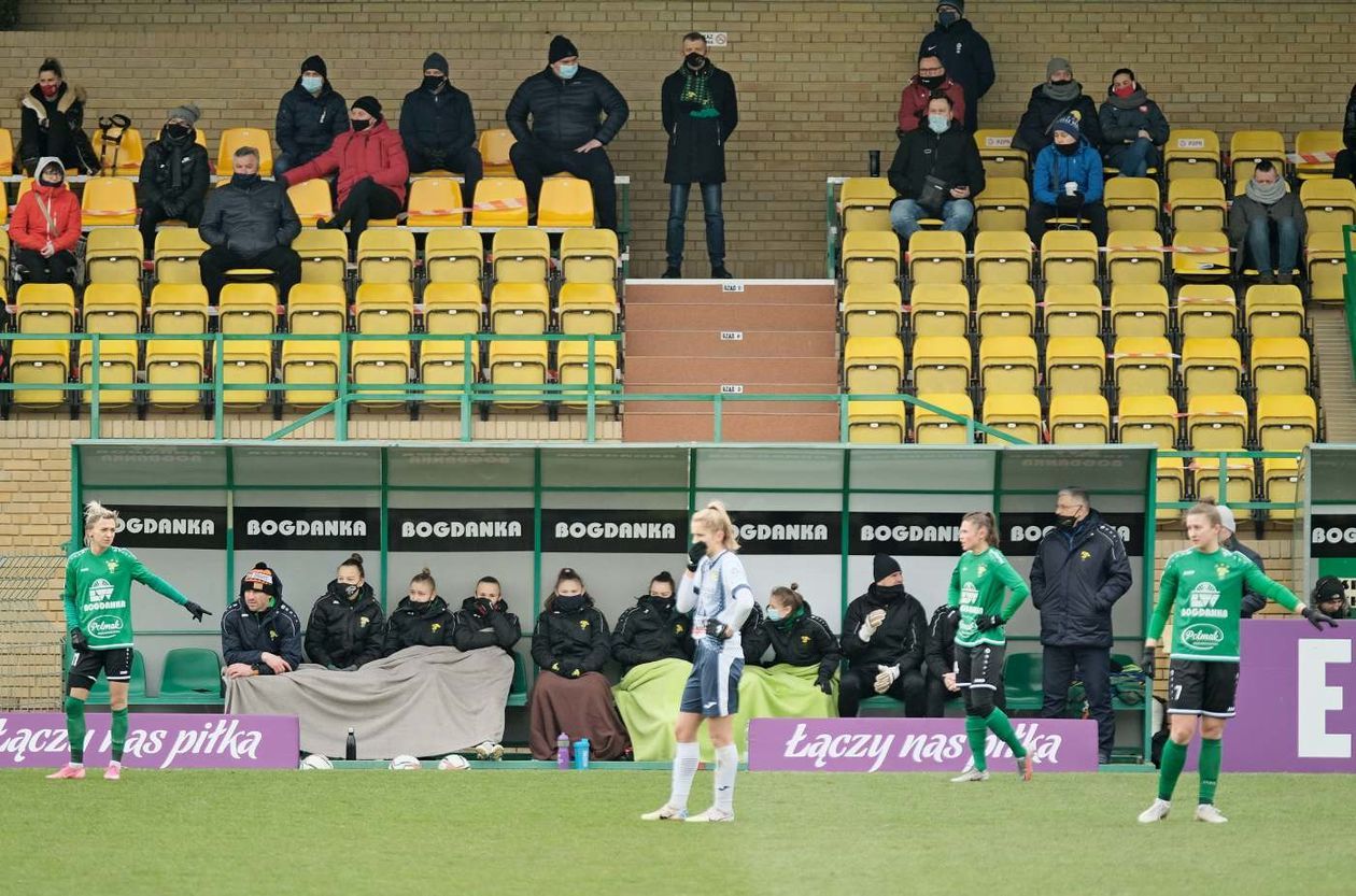  Ekstraliga kobiet: Górnik Łęczna vs Czarni Sosnowiec (zdjęcie 1) - Autor: Maciej Kaczanowski