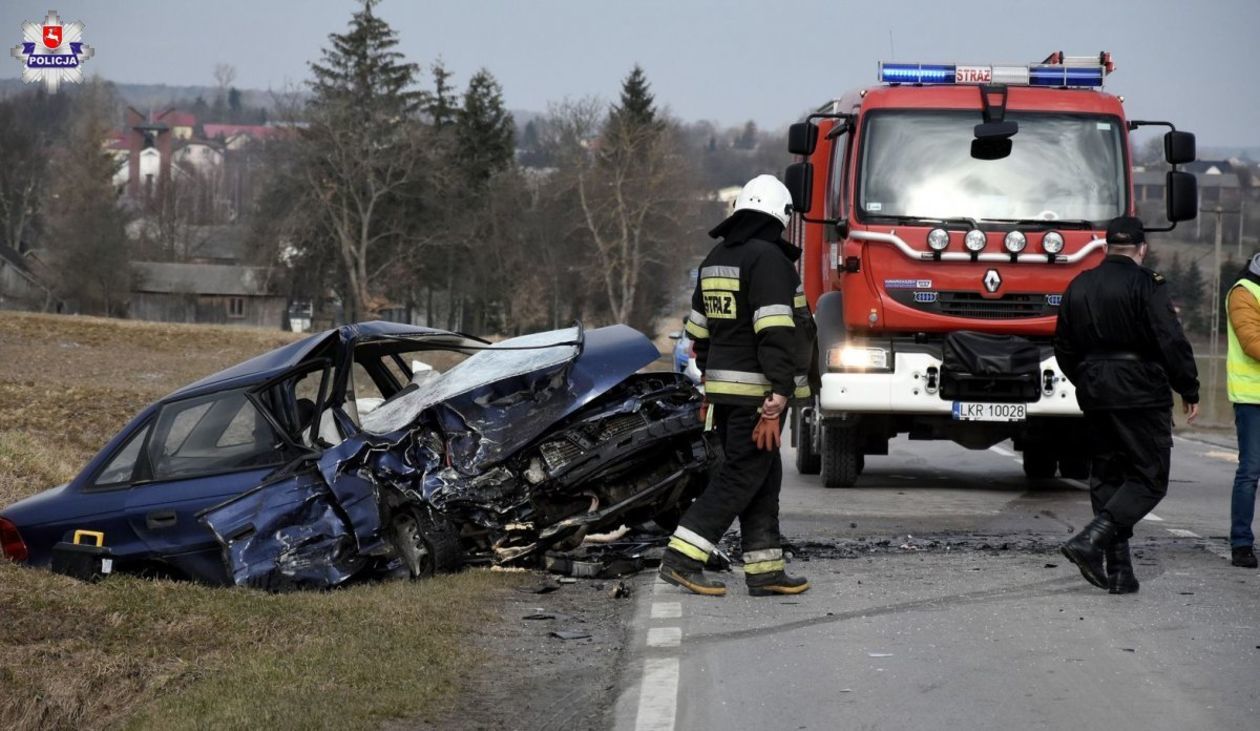  Wypadek w miejscowości Rudnik Kolonia (zdjęcie 1) - Autor: Policja