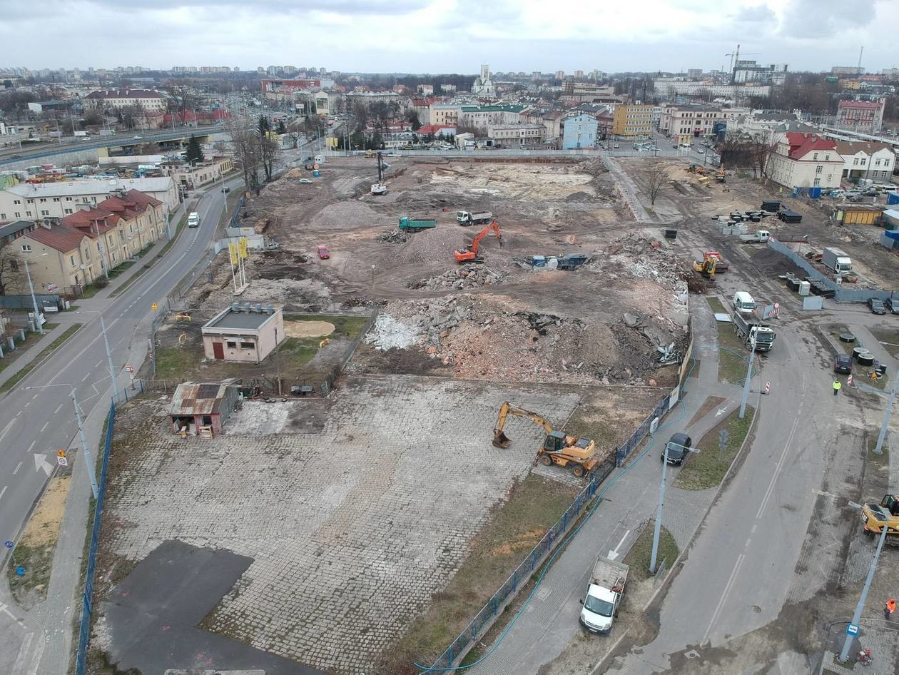  Plac budowy dworca metropolitalnego (zdjęcie 1) - Autor: Maciej Kaczanowski