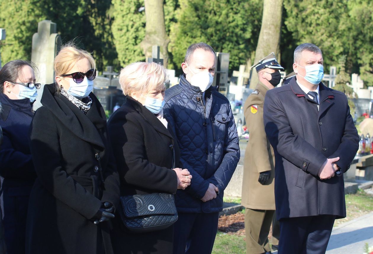  Uroczystości przed grobem Edwarda Wojtasa (zdjęcie 1) - Autor: Piotr Michalski