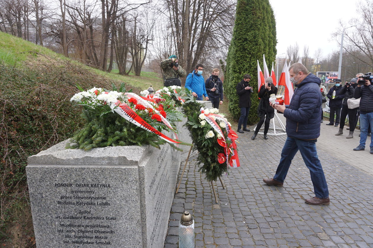 Lubelskie obchody Dnia Pamięci Ofiar Zbrodni Katyńskiej (zdjęcie 1) - Autor: Maciej Kaczanowski
