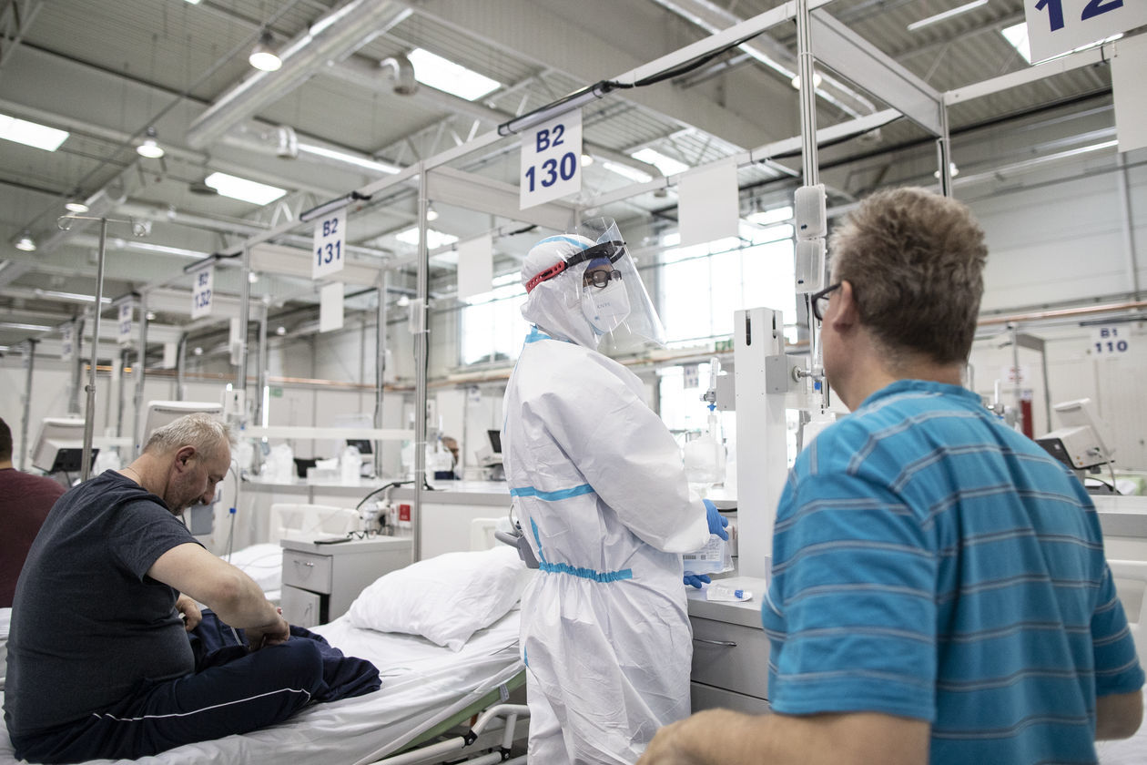  Szpital tymczasowy w Lublinie. Fotoreportaż (zdjęcie 1) - Autor: Jacek Szydłowski