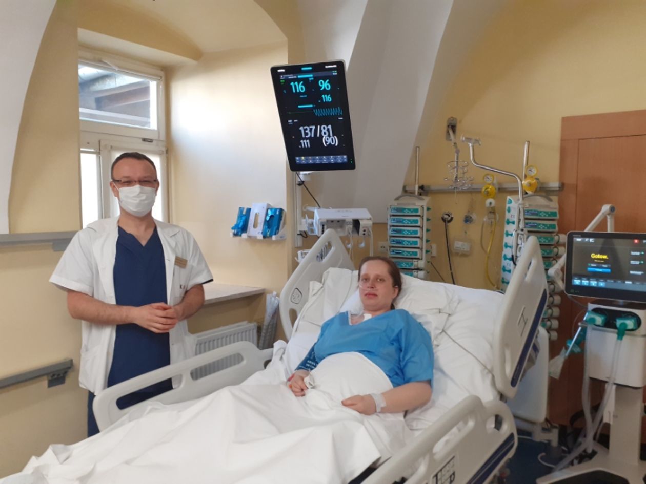  Lekarze z Lublina uratowali życie ciężarnej pacjentce z COVID-19 (zdjęcie 1) - Autor: SPSK 1 w Lublinie